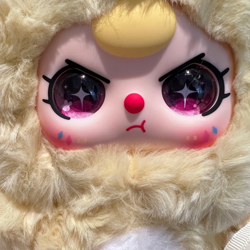 <Authentic>Rabbit coming back series- surprised type with purple and star eyes